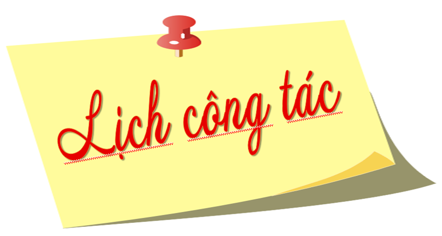 Lịch công tác của Lãnh đạo UBND xã Sơn Hoà tuần 32 năm 2026